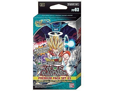 Trading Card Games - DragonBallZ Card Game Vicious Rejuvenation Premium Pack set 03