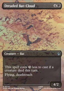 Magic: The Gathering Singles - Dreaded Bat-Cloud The Hobbit: Extras - Singles 206 FOILED