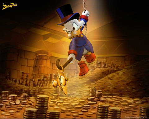 PRECOMENZI - DuckTales Ultimate Action Figure Scrooge McDuck 18 cm
