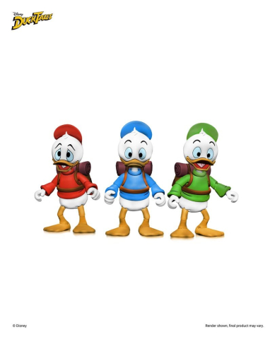Jucarii - DuckTales Ultimate Action Figures 3-Pack Huey, Dewey, and Louie 18 cm