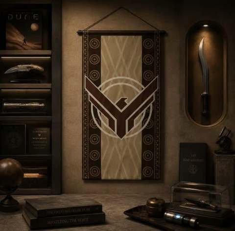 PRECOMENZI - Dune Replica 1/1 War Banner House Atreides
