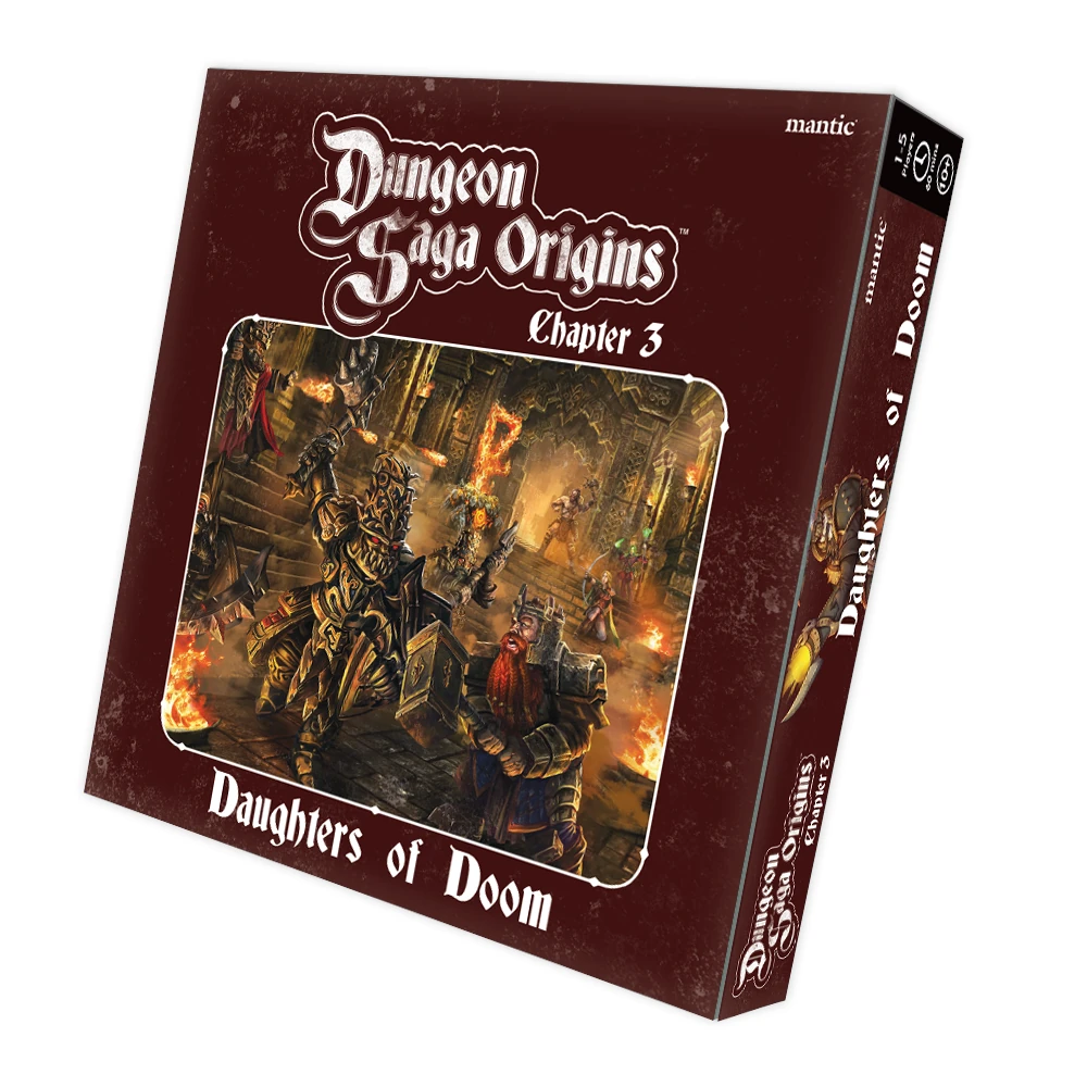 Board Games - Dungeon Saga Origins – Daughters of Doom (Extensie campanie Abyssal Dwarfs)