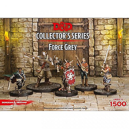 Dungeons and Dragons - Dungeons and Dragons Collectors Series Miniatures - Force Grey