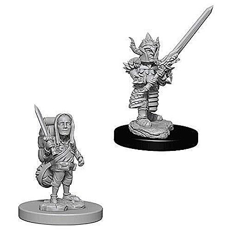 Dungeons and Dragons - Dungeons and Dragons - Nolzurs Marvelous Miniatures: Male Halfling Fighter
