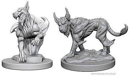 Nolzur - Dungeons and Dragons: Nolzurs Marvelous Unpainted Miniatures - Blink Dogs