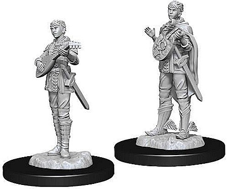 Dungeons and Dragons - Dungeons and Dragons: Nolzurs Marvelous Unpainted Miniatures - Female Half-Elf Bard