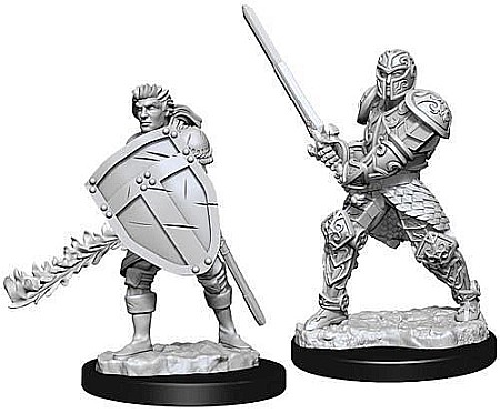 Dungeons and Dragons - Dungeons and Dragons: Nolzurs Marvelous Unpainted Miniatures - Male Human Fighter