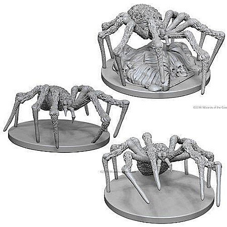 Dungeons and Dragons - Dungeons and Dragons: Nolzurs Marvelous Unpainted Miniatures - Spiders