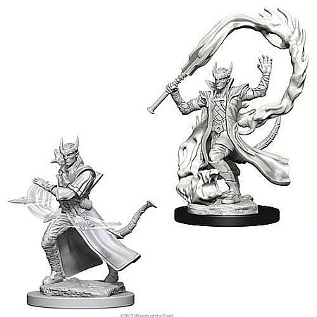 Nolzur - Dungeons and Dragons: Nolzurs Marvelous Unpainted Miniatures - Tiefling Male Sorcerer