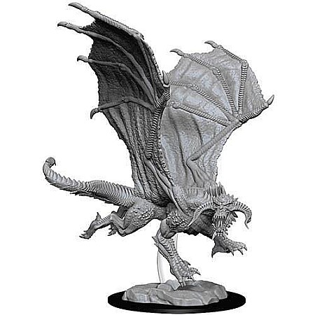 Nolzur - Dungeons and Dragons: Nolzurs Marvelous Unpainted Miniatures - Young Black Dragon