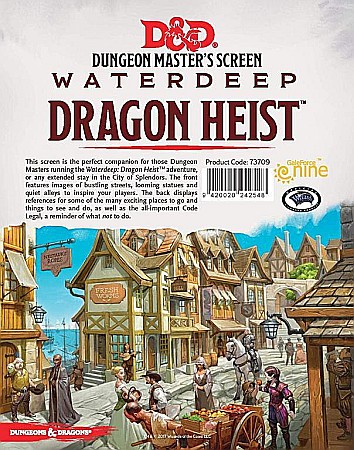Screens - Dungeons and Dragons: Waterdeep Dragon Heist - DM Screen