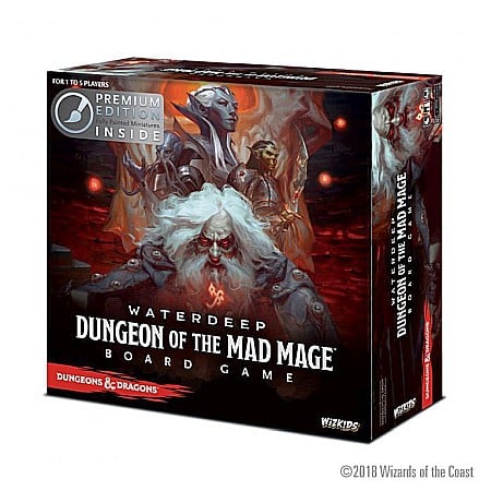 Dungeons and Dragons - Dungeons and Dragons Waterdeep: Dungeon of the Mad Mage Adventure System Board Game Premium Edition