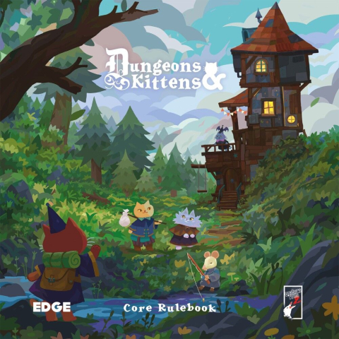 D&D si Alte RPG - Dungeons and Kittens RPG Core Rulebook Hardcover