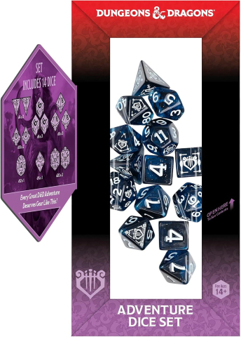 Dungeons & Dragons Bard Adventure Dice Set - 14 Zaruri RPG Sirius Dice [2]