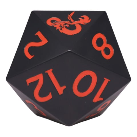 PRECOMENZI - Dungeons & Dragons Coin Bank 20 Sided Dice