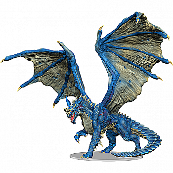 Dungeons and Dragons - Dungeons & Dragons: D&D Icons of the Realms: Adult Blue Dragon Premium Figure