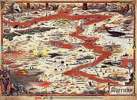 Altele - Dungeons & Dragons: Descent Into Avernus - Avernus Map