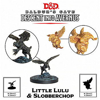 Figurine - Dungeons & Dragons: Descent into Avernus - Lulu and Slobberchops