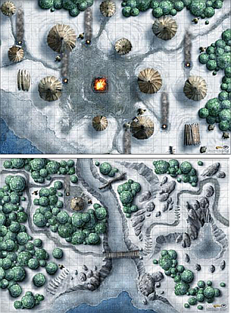 Altele - Dungeons & Dragons: Icewind Dale: Rime of the Frostmaiden Encounter Map Set