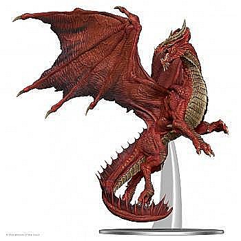 Dungeons and Dragons - Dungeons & Dragons Icons of the Realms: Adult Red Dragon Premium Figure