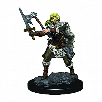 Figurine - Dungeons & Dragons - Icons of the Realms Premium Figures: Human Female Barbarian