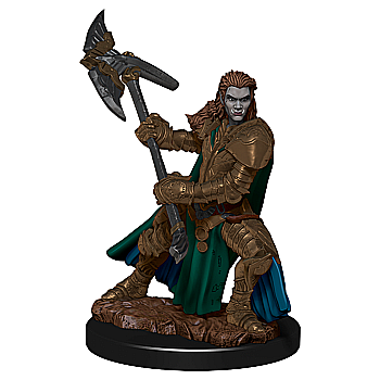 Dungeons and Dragons - Dungeons & Dragons Icons of the Realms: Premium Painted Figure - Half-Orc Fighter Female