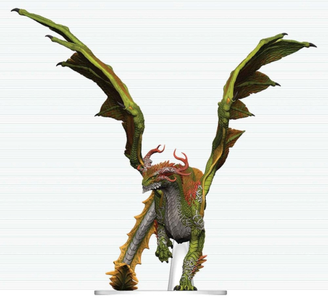 Dungeons & Dragons Icons of the Realms prepainted Miniatures Adult Spirit Dragon 24 cm [4]
