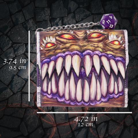 Dungeons & Dragons Mimic Wallet Portofel Oficial [3]