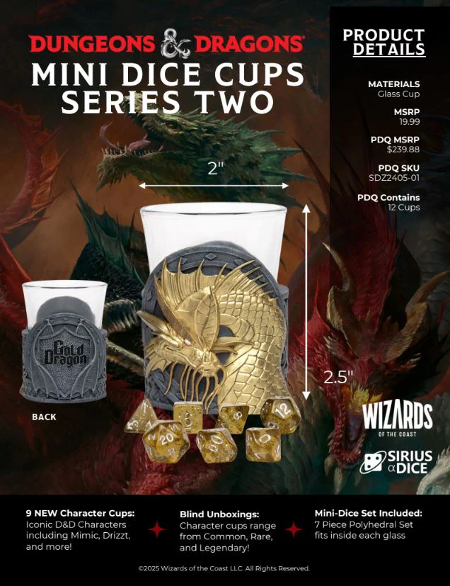 Dungeons and Dragons - Dungeons & Dragons Mini Dice Cups Wave 2