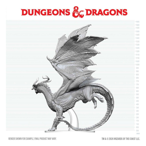 Dungeons & Dragons Nolzur's Marvelous Miniatures Unpainted Miniature Adult Spirit Dragon 24 cm [3]