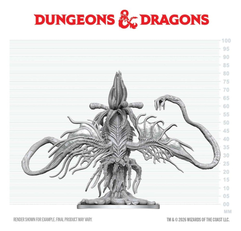 PRECOMENZI - Dungeons & Dragons Nolzur's Marvelous Miniatures Unpainted Miniature Elder Thing 20 cm