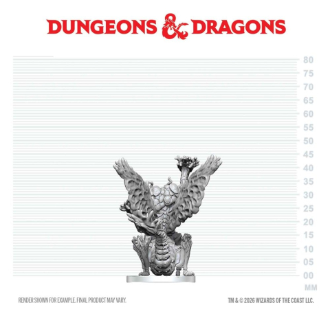 PRECOMENZI - Dungeons & Dragons Nolzur's Marvelous Miniatures Unpainted Miniature Mi-Go 14 cm