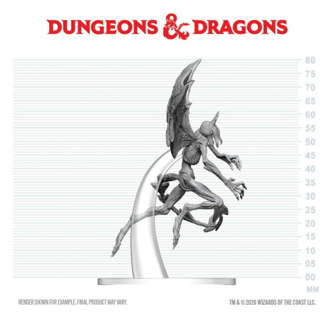 Dungeons & Dragons Nolzur's Marvelous Miniatures Unpainted Miniature Nightgaunt 17 cm [2]