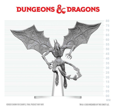 Dungeons & Dragons Nolzur's Marvelous Miniatures Unpainted Miniature Nightgaunt 17 cm [1]