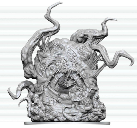 Dungeons & Dragons Nolzur's Marvelous Miniatures Unpainted Miniature Shoggoth 20 cm [4]