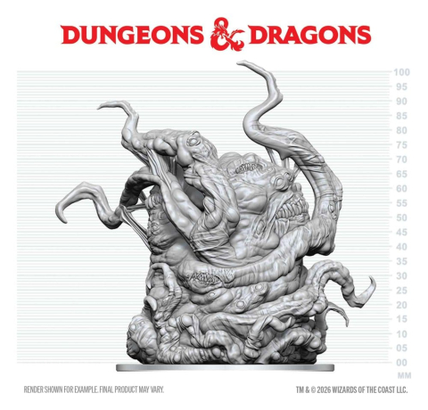 PRECOMENZI - Dungeons & Dragons Nolzur's Marvelous Miniatures Unpainted Miniature Shoggoth 20 cm
