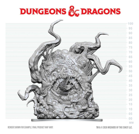 Dungeons & Dragons Nolzur's Marvelous Miniatures Unpainted Miniature Shoggoth 20 cm [1]