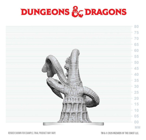 PRECOMENZI - Dungeons & Dragons Nolzur's Marvelous Miniatures Unpainted Miniature Yithian 14 cm