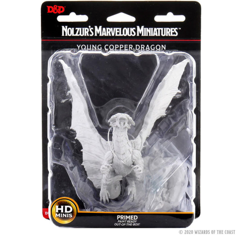 Noutati - Dungeons & Dragons Nolzur's Marvelous Miniatures - Young Copper Dragon