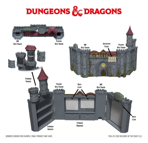 PRECOMENZI - Dungeons & Dragons Replicas of the Realms: Castle Ravenloft DM Screen