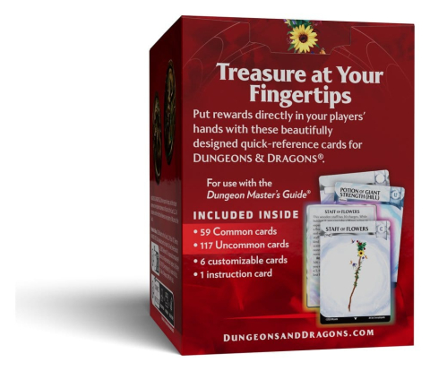 Games - Dungeons & Dragons RPG Reference Cards - Magic Items (Common and Uncommon) *English Version*