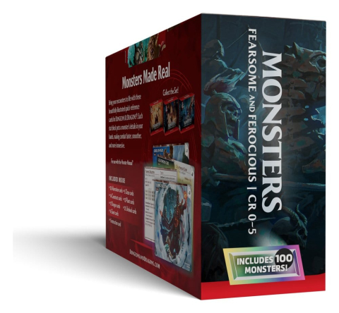 Dungeons & Dragons RPG Reference Cards: Monsters (Fearsome and Ferocious) *English Version* [2]