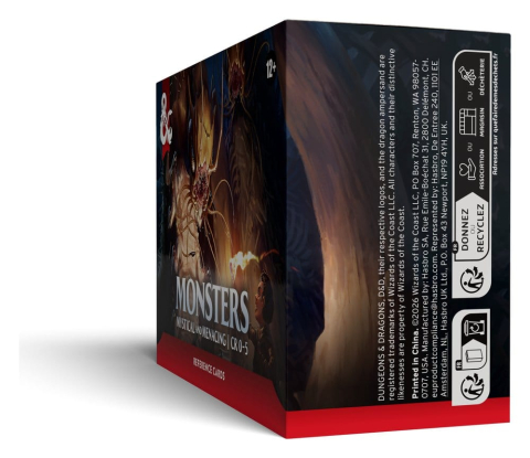 Dungeons & Dragons RPG Reference Cards: Monsters (Mystical and Menacing) *English Version* [3]