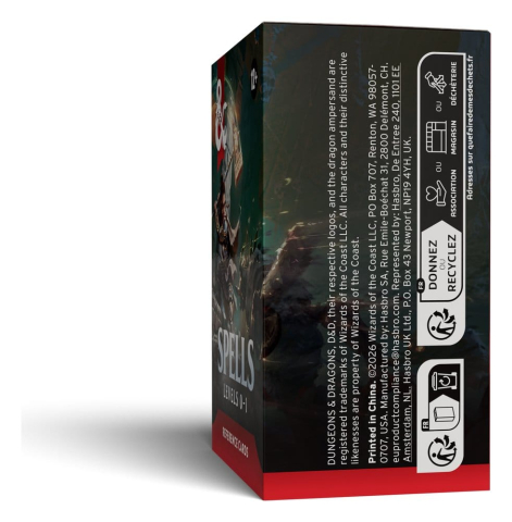 Dungeons & Dragons RPG Reference Cards: Spells (Levels 0-1) *English Version* [3]