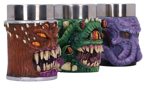 Dungeons & Dragons Set of 3 Mini Tankards Mini Monster 9 cm [3]