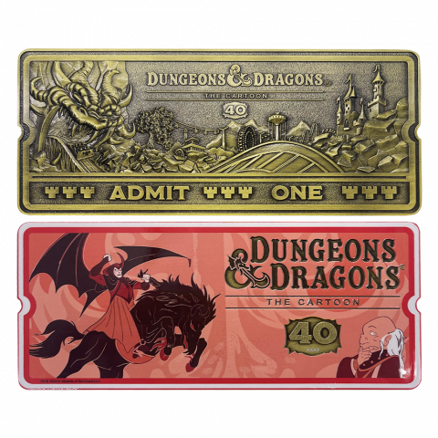 Dungeons and Dragons - Dungeons & Dragons: The Cartoon 40th Anniversary Rollercoaster Ticket