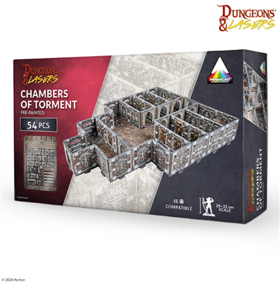 Board Games - Dungeons & Lasers - Chambers Of Torment: Pre-Painted