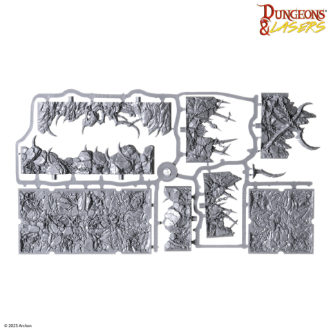 Dungeons & Lasers: Demonic Caves Terrain Set (Unpainted) [5]