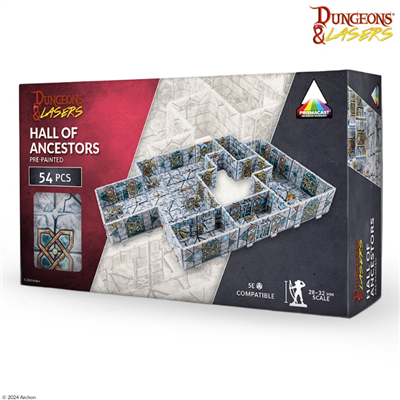 Board Games - Dungeons & Lasers - Halls Of Ancestors: Pre-Painted
