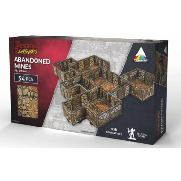 Dungeons and Dragons - Dungeons & Lasers PrismaCast - Abandoned Mines: PrePainted
